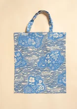 Fabric tote bag M in organic cotton -