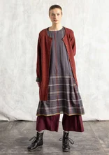 Woven “Kate” dress in organic cotton - ash grey