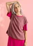 “Edna” recycled cotton, sleeveless favourite sweater (terrazzo pink XS)