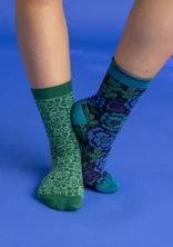 Socken „Astrid“ aus Bio-Baumwolle - dunkelindigo