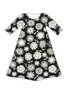 Jerseykjole "Sunflower" i lyocell/elastan (sort S)