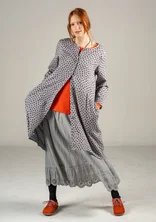 Woven “Olivia” dress in organic cotton - heron/patterned