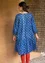 “Nepal” woven organic cotton dress (midnight blue XL)