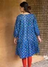 “Nepal” woven organic cotton dress (midnight blue S)