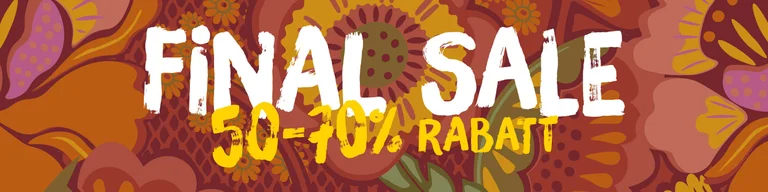 A multicoloured, graphic pattern from Gudrun Sjödén.