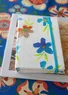 “Brush” fabric-covered paper notebook (white One Size)