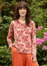 “Sabrina” organic cotton top (pink salmon XS)