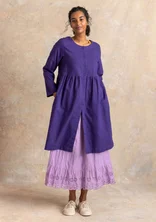 “Vendela” woven organic cotton dress - night sky