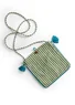 “Web” purse in cotton/linen (cactus One Size)