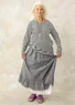 Woven organic cotton underskirt (graphite S)