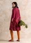 Tricot jurk "Wheat" van biologisch katoen (purpur S)