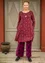 “Pelargon” lyocell/elastane jersey dress (aubergine XL)