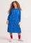 “Contour” lyocell/elastane jersey dress (sapphire blue S)