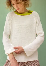 “Pauline” organic/recycled cotton sweater - ecru