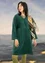 Velour dress in organic cotton/recycled polyester/spandex (bottle green S)