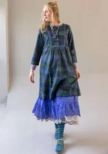 “Alaska” woven organic cotton/linen dress - dark indigo