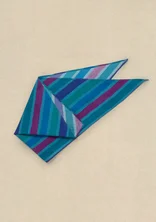 “Akira” shawl in organic cotton - light indigo