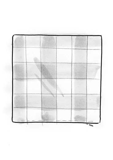 “Andes” cushion cover in organic cotton - henna