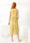 Kleid „Bouquet“ aus Öko-Baumwollgewebe (goldregen S)