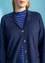 Felted blazer made of organic wool (dark indigo S)