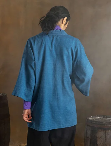 Kimono "Georgia" i økologisk bomuld - indigofera