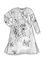 Kleid „Artistic“ aus Öko-Baumwolle (porzellanblau XS)