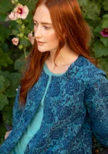 “Roza” woven organic cotton tunic - indigofera