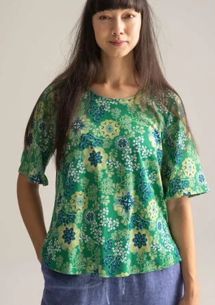 Top "Yasmina" en coton biologique - malachite