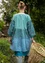 “Rachna” woven organic cotton tunic (turquoise S)
