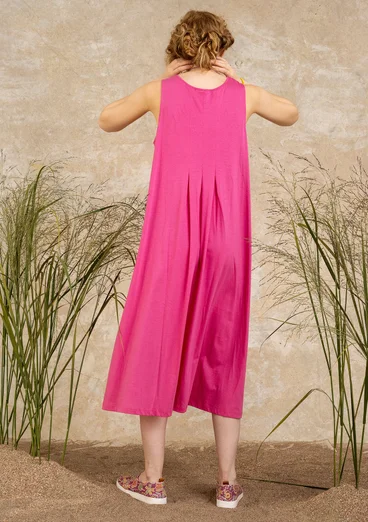 Organic cotton jersey dress - hibiscus