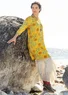 “Bhumika” jersey dress in organic cotton/modal (pineapple XS)