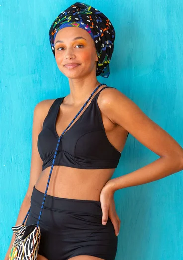 Brassière de bain "Botswana" en polyamide/élasthanne - noir