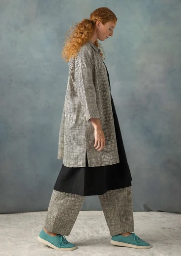 “Pavement” woven shirt tunic in cotton - natural