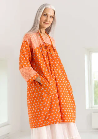 Robe ”Millie” en coton biologique tiss�é - églantine