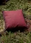 Housse de coussin "Gnistra" en coton biologique (aubergine Taille unique)