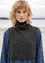 Turtleneck dickey in recycled wool (dark ash grey melange One Size)