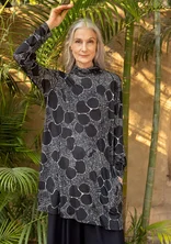“Harriet” lyocell/elastane jersey tunic - black