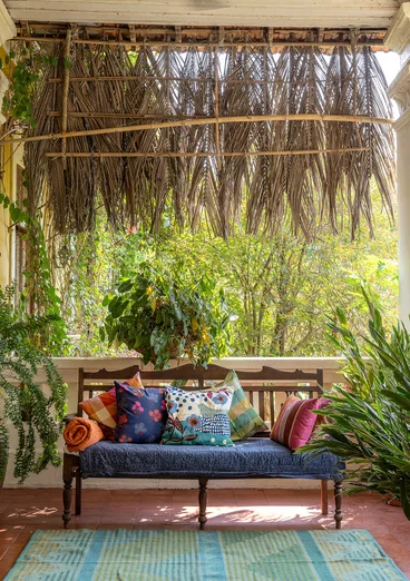 “Andes” rug in wool - dusty green