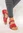 Nappa sandals - parrot red