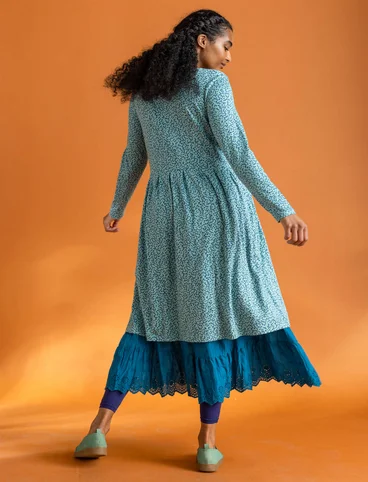 Robe « Helga » en jersey de lyocell/élasthanne - jade/motif