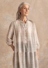 “Nora” woven organic cotton dress - natural