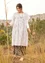 Kleid „Cumulus“ aus Baumwollgewebe (weiß M)