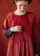 Robe "Sofia" en coton biologique tissé (rouge garance XXL)