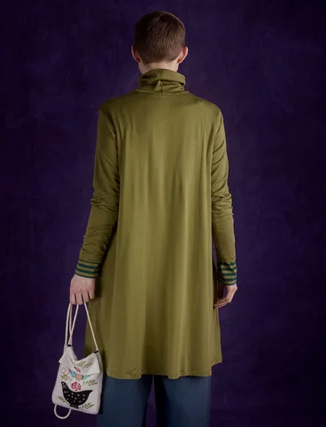 Robe "Öland" en jersey de lyocell/élasthanne - vert mousse