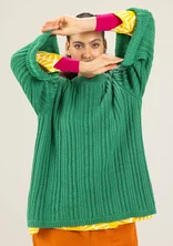 “Midori” organic cotton sweater - dark emerald