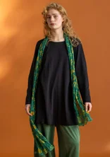 “Tyra” jersey tunic in organic cotton/modal - black