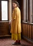 “Wanja” woven organic cotton dress (ochre XL)