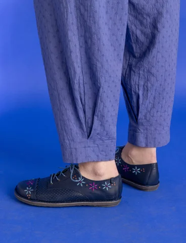 “Freja” nappa shoes - dark indigo