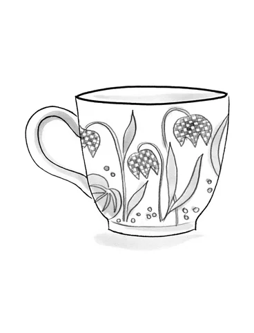 Teetasse „Ängslilja“ aus Steinzeug - natur