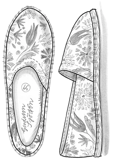 Espadrilles en coton - bleu klein